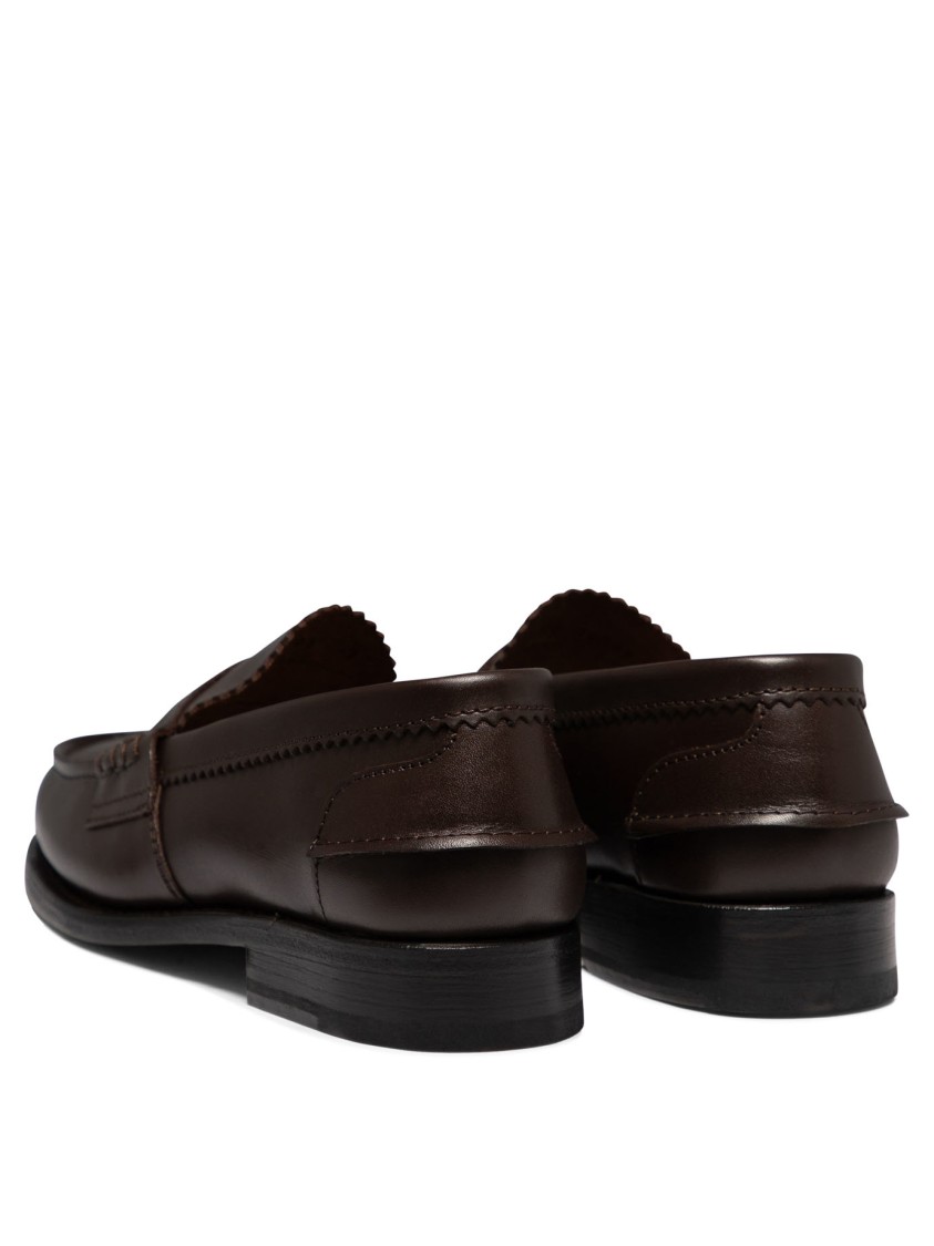 Saxone Of Scotland Arran Loafers & Slippers Brown In Black