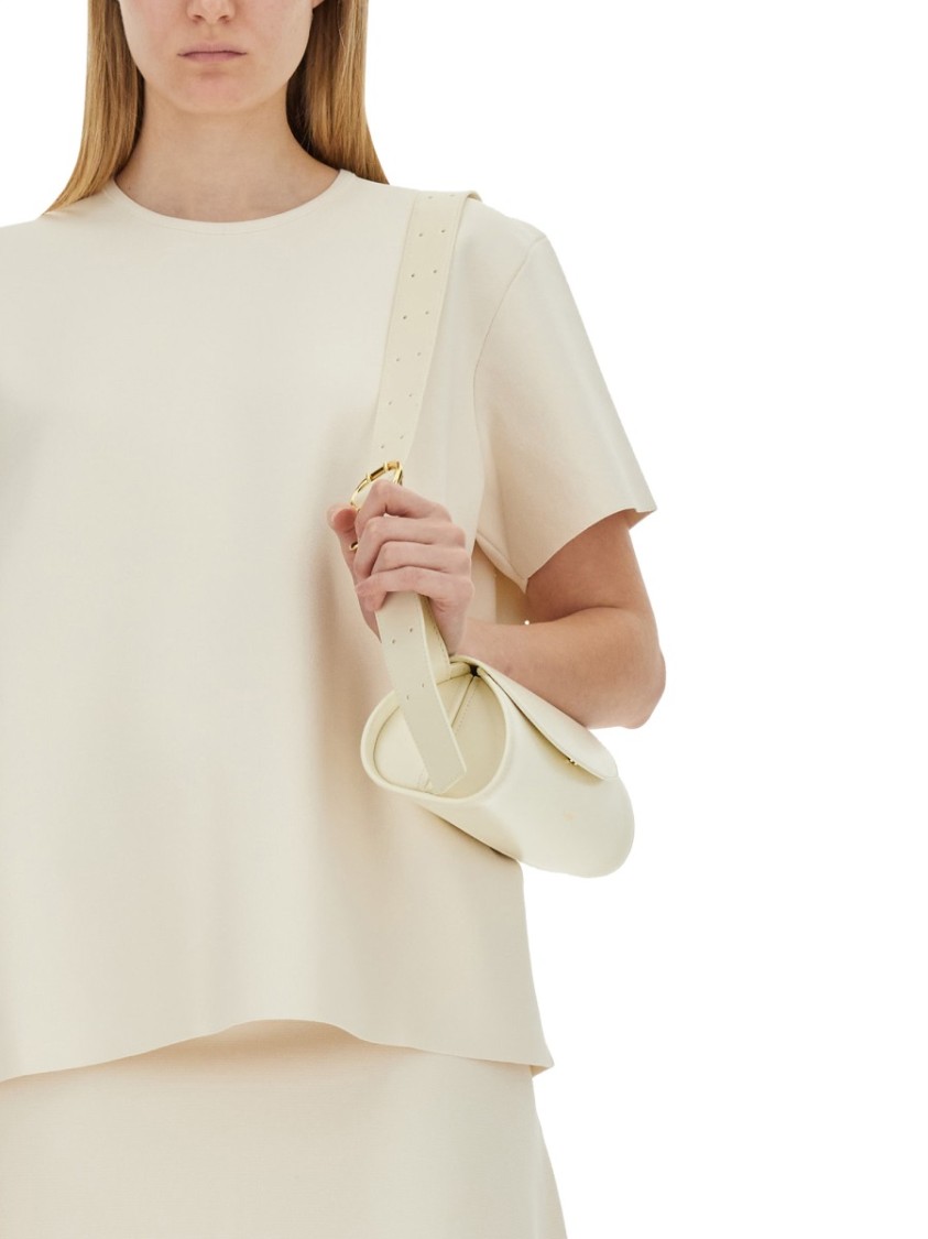 Jil Sander Boxy Fit T-shirt With Relaxed Silhouette In Neutrals