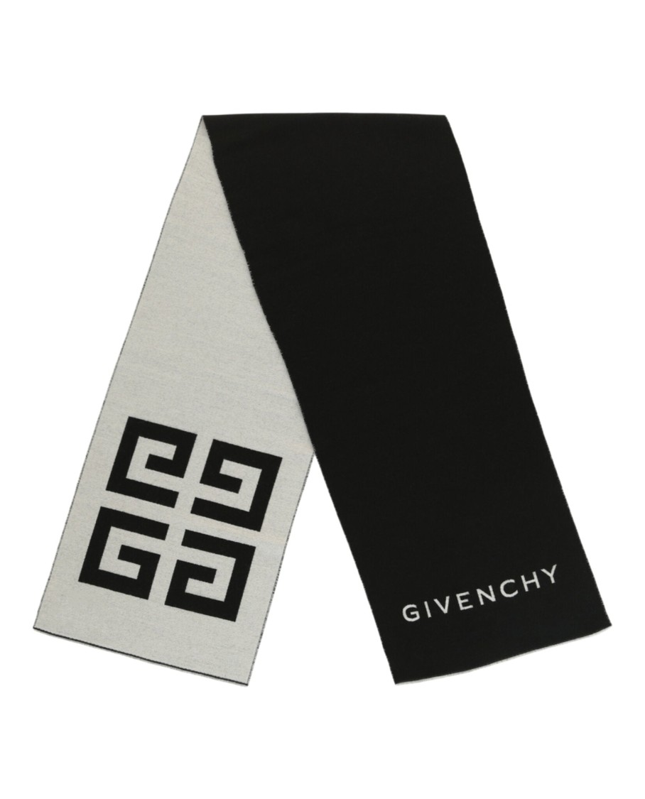 Givenchy Knit Double Face Beanie In Black