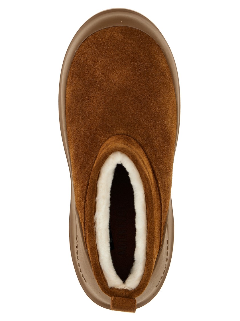 Moon Boot Luna Low Boots And Ankle Boots Brown In Brown