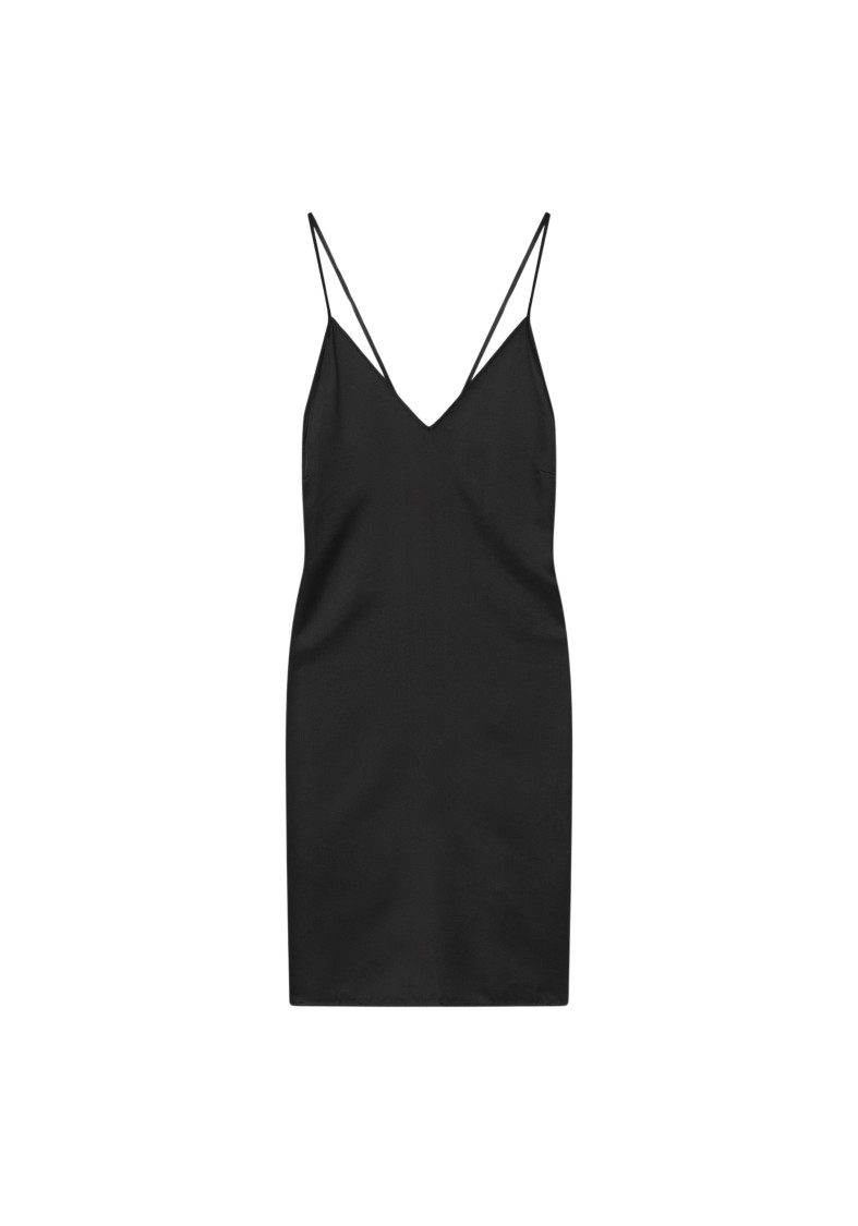 Shop Aeron Abaco - V-neck Slip Dress In Black
