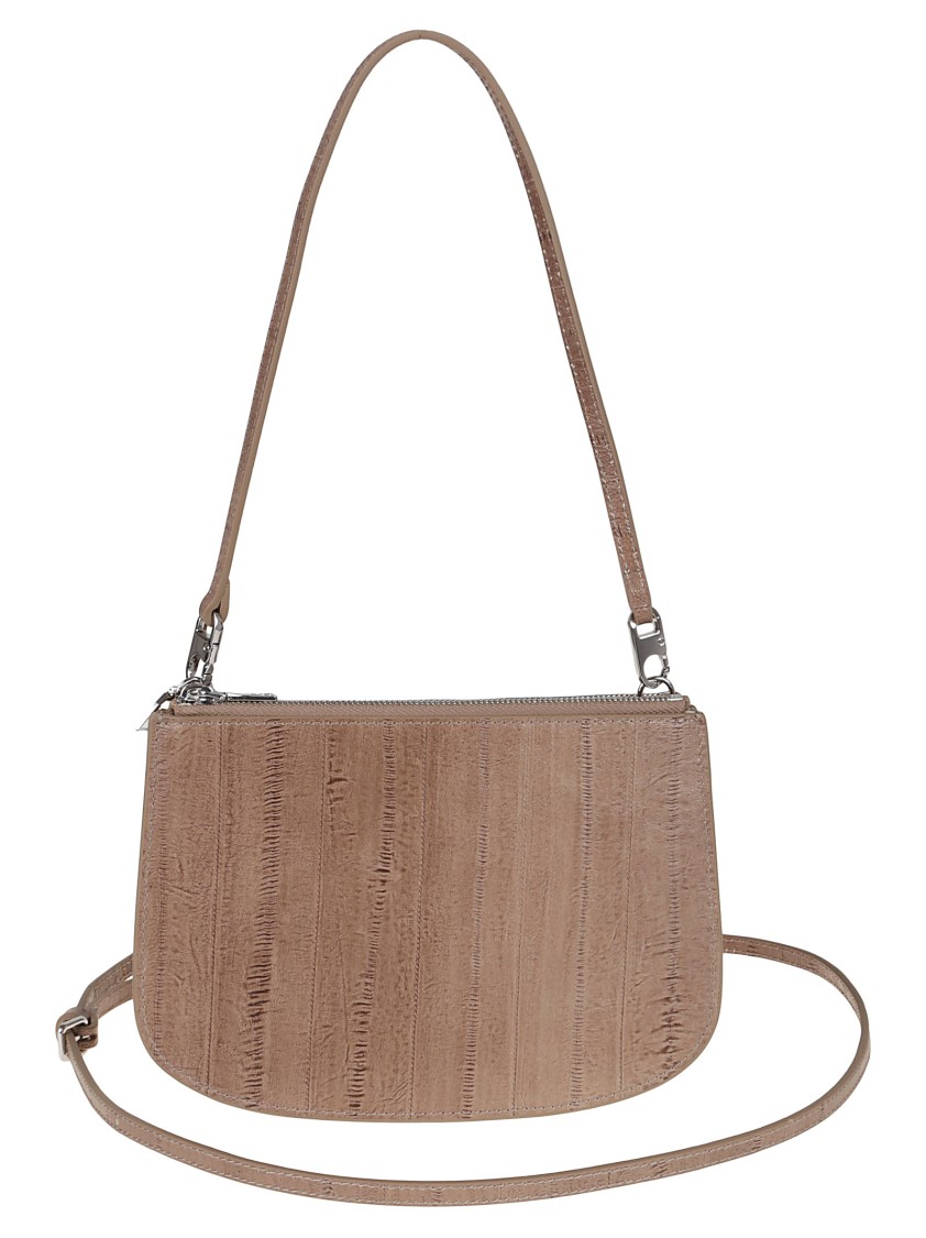 Diesel 1dr Twin Bag With Dual Zipper Pockets In Neutrals