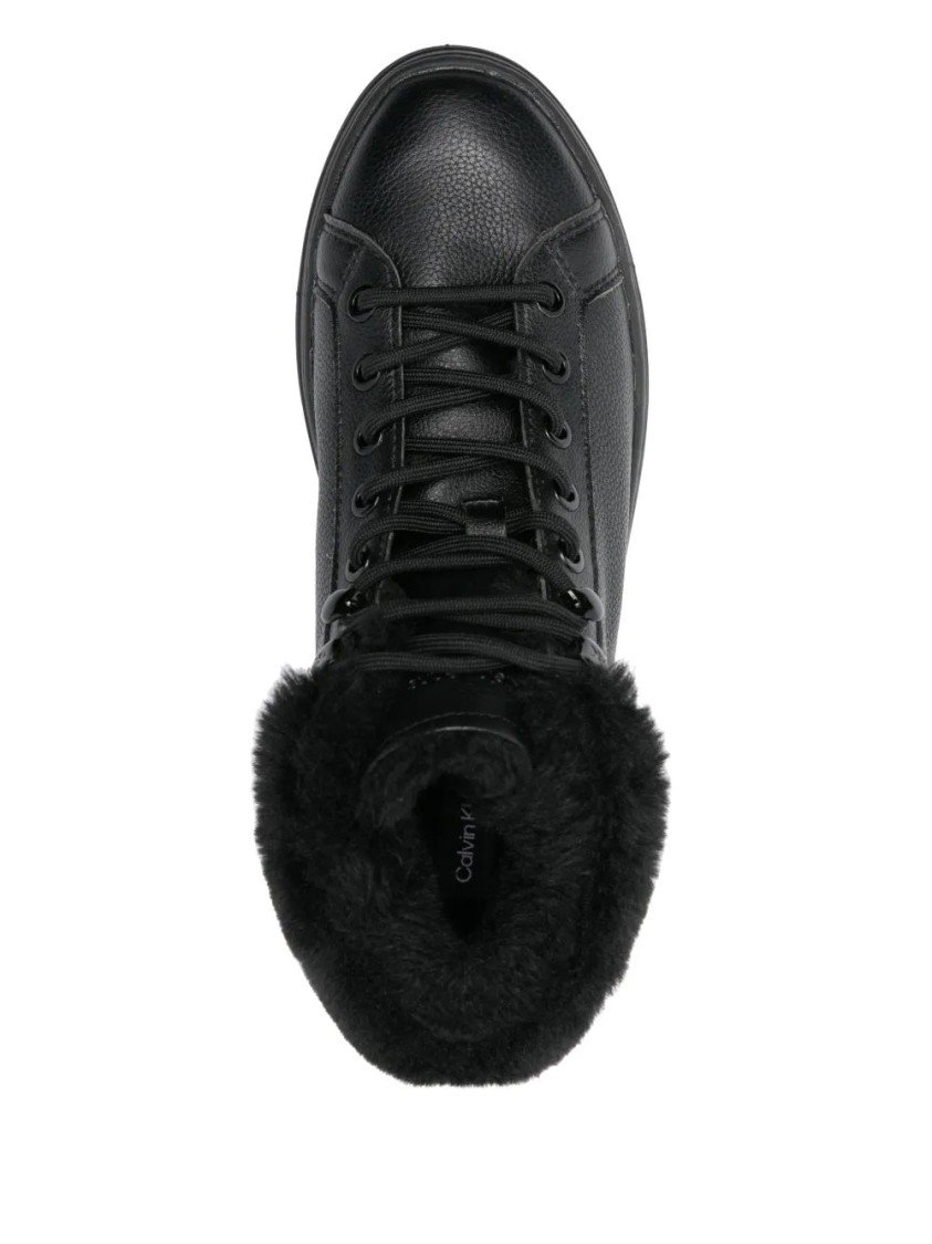 Calvin Klein Jeans Est.1978 Calvin Klein Jeans Bold Low Laceup Booties In Black
