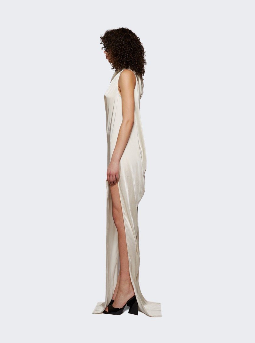 Rick Owens Athena Arrowhead Dress Dinge In Neutrals