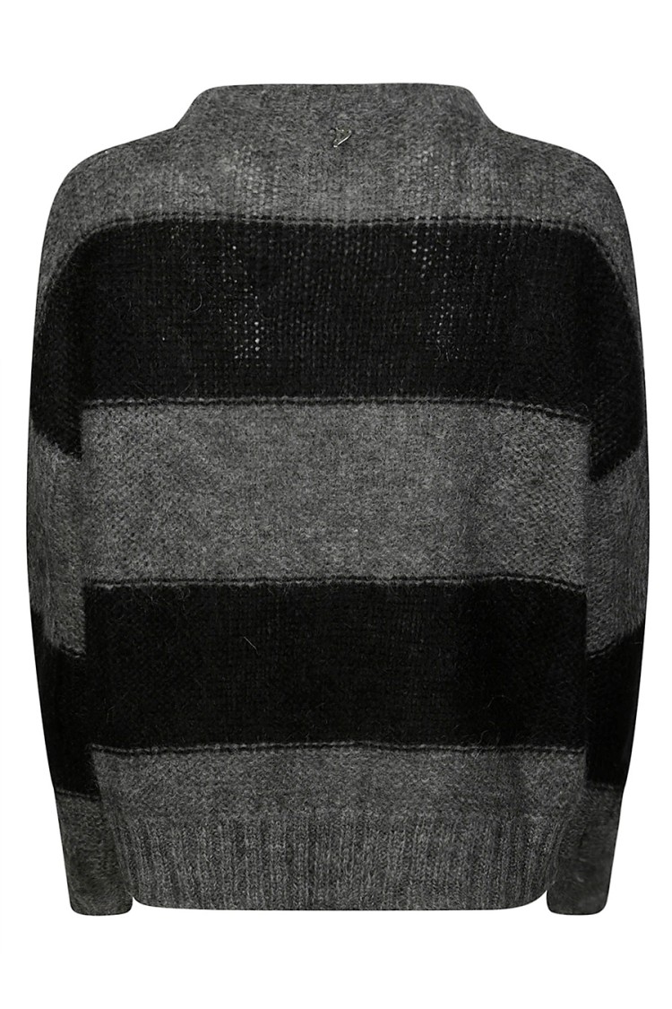 Dondup Horizontal Jersey In Gray