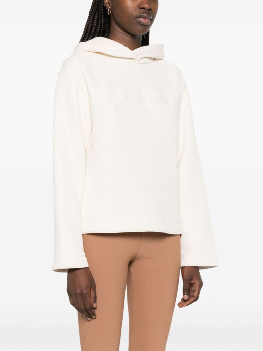 Max Mara Hooded Oversized Knitwear Ribbed Cuffs