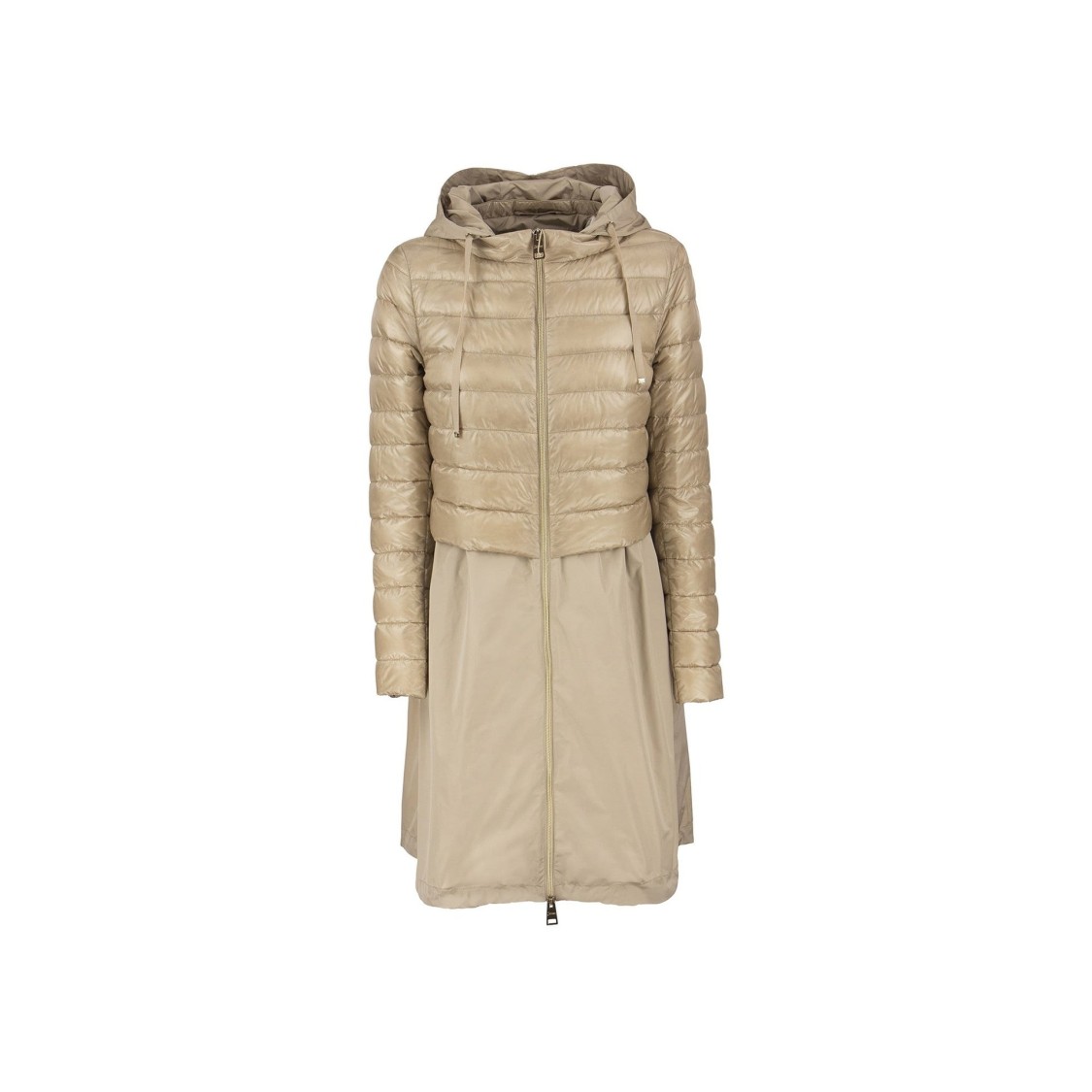 Herno Taffeta Hem Padded Coat Women