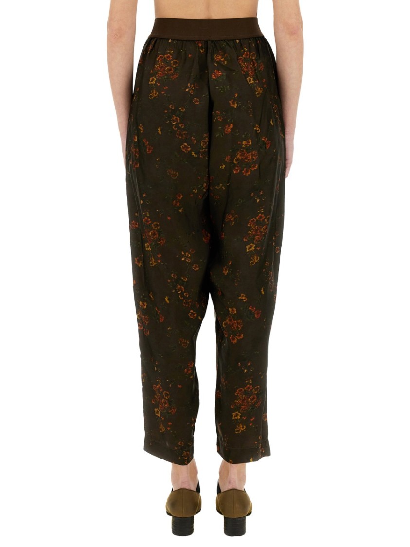 Uma Wang Palmer Baggy-fit Pants In Green