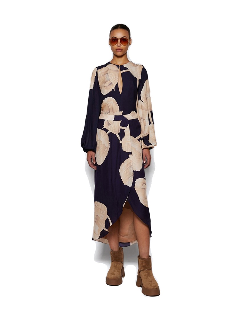 Johanna Ortiz Naturalism Wrap Skirt In Black