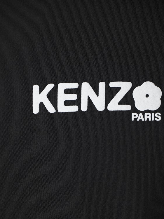 Kenzo ロゴプリント ガウチョパンツ ブラック KENZO Happy Tiger' embroidered hoodie in cotton | Men's | KENZO