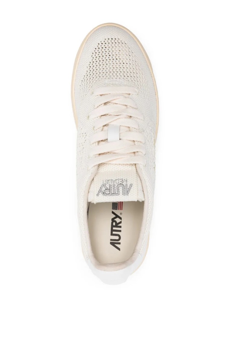 Autry Easeknit Low-top Sneakers With Textured Finish