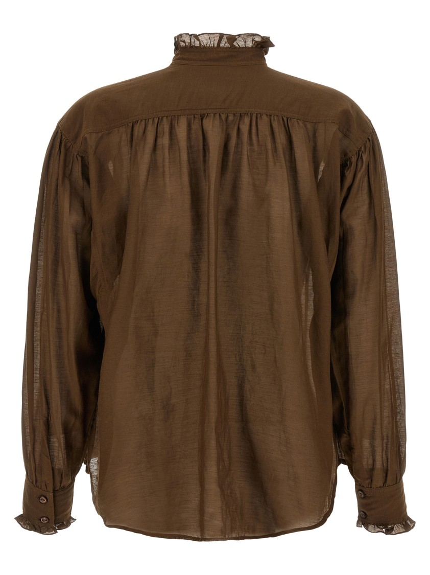 Isabel Marant Étoile "pamias" Top In Brown