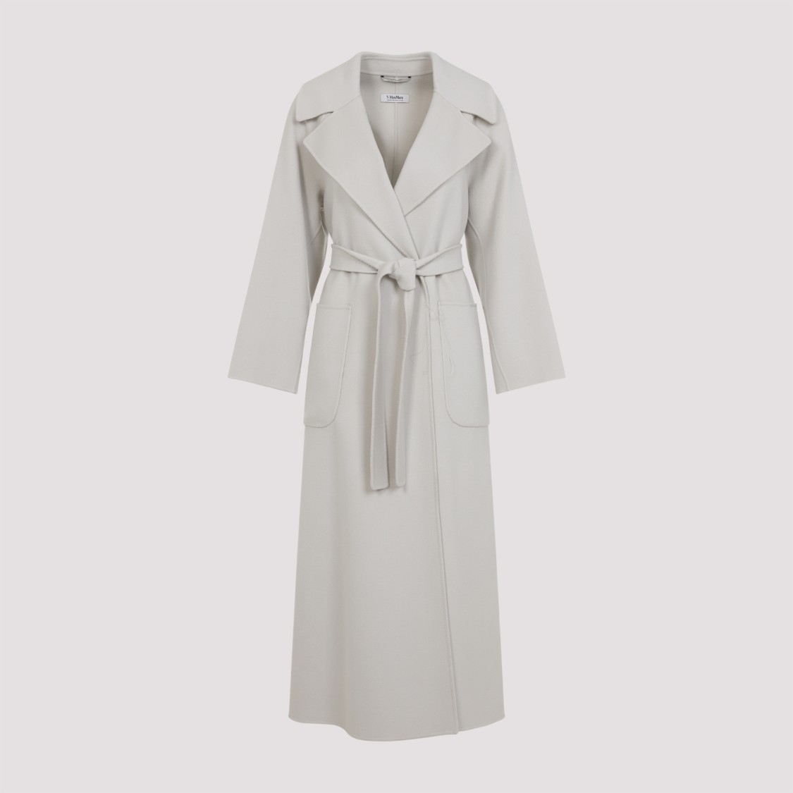 Max Mara Doris Long Coat In White