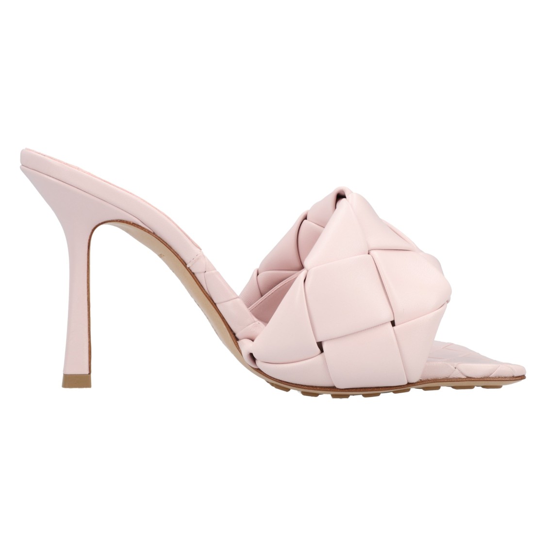 Bottega Veneta Lido Mule Pink In Multi
