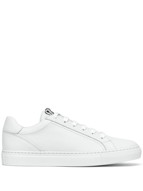 スニーカー Brunello Cucinelli Signature Monili White Calf Leather Brunello Cucinelli Signature Monili White Calf Leather | THE