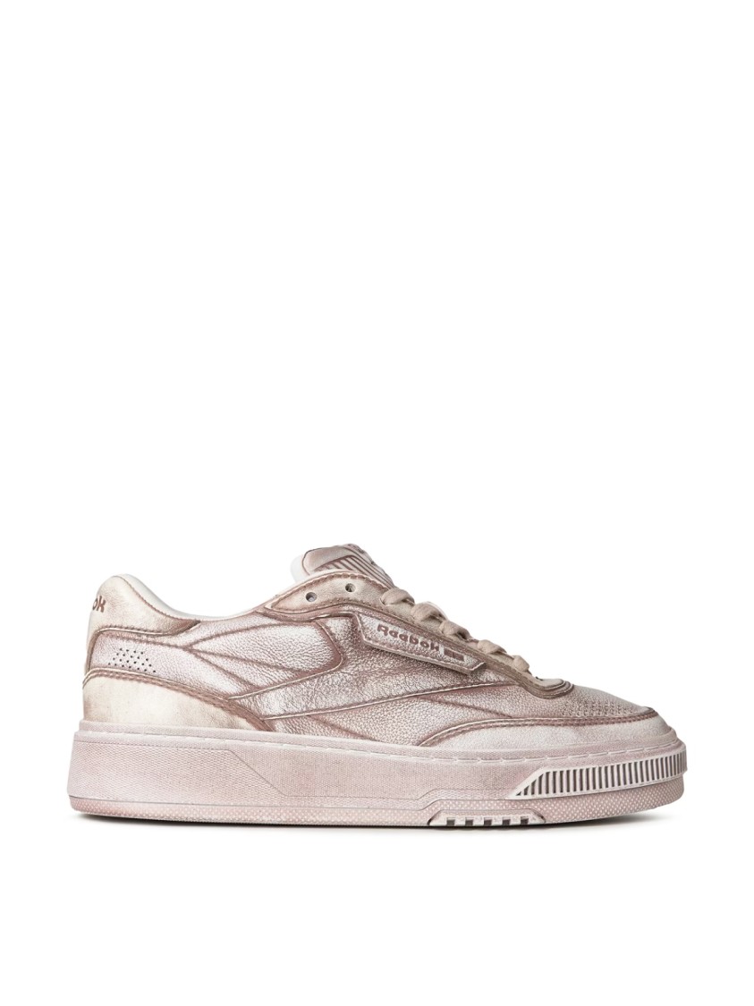 Reebok Club C Ltd Clay Overdyed Sneakers In Pink