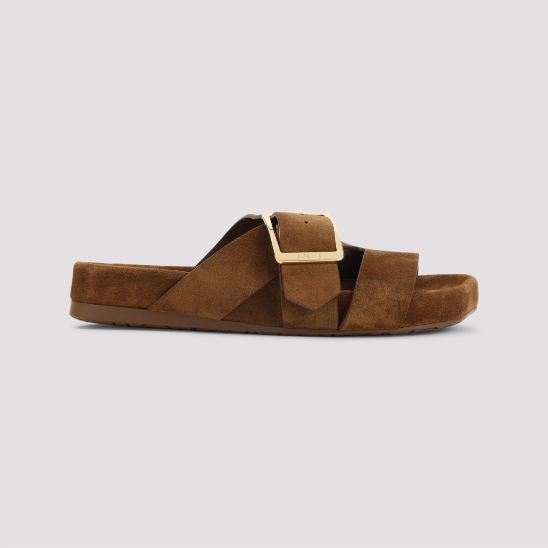 Loewe Slide Sandals With Asymmetric Round Toe