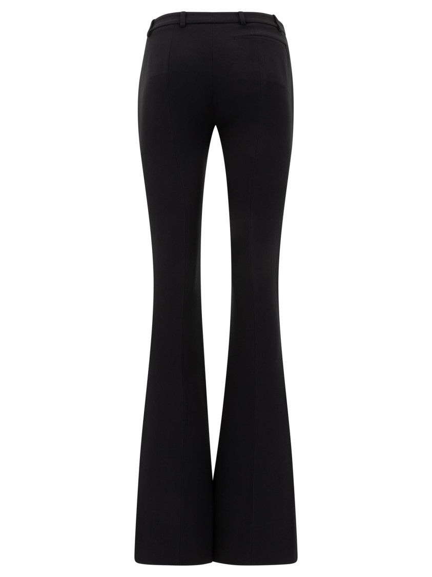 Alexander Mcqueen Bootcut Trousers In Black