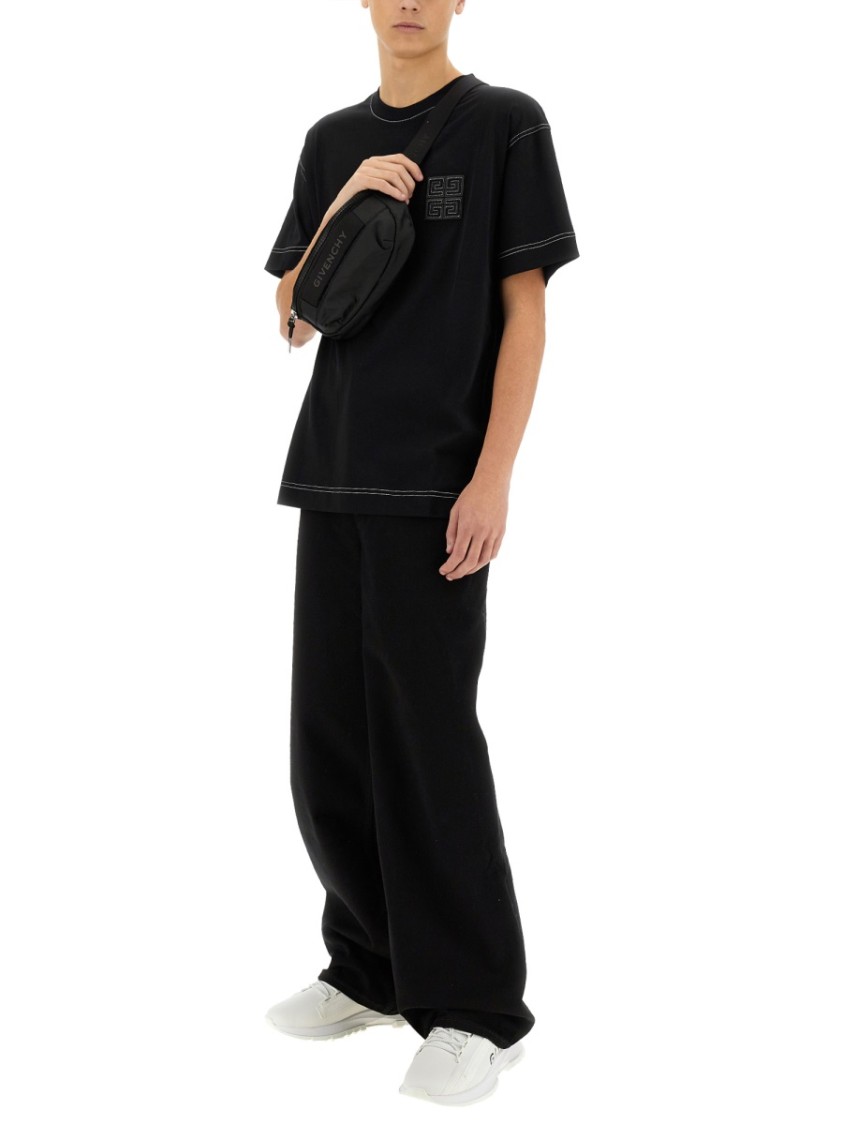 Givenchy 4g Patch Crewneck T-shirt