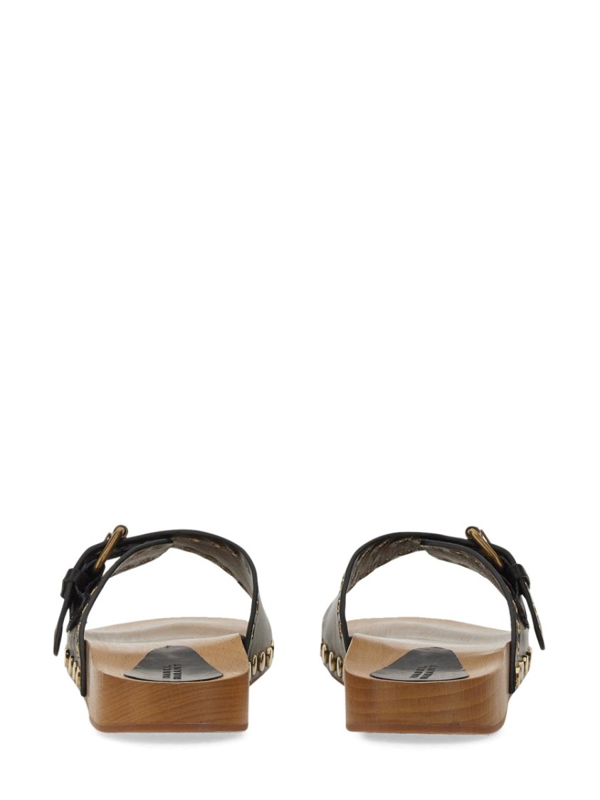 Isabel Marant Jaso Clogs In Brown