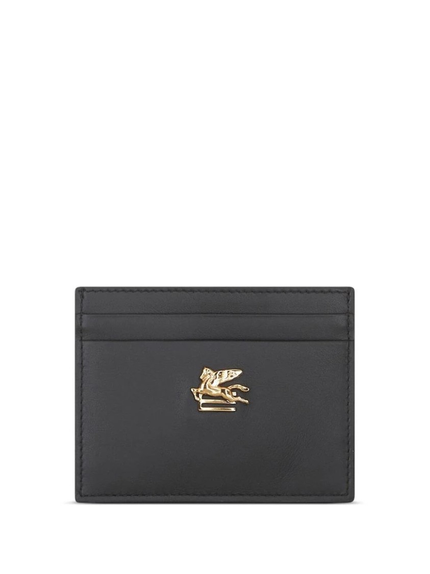 Etro Credit Card Holder In Black