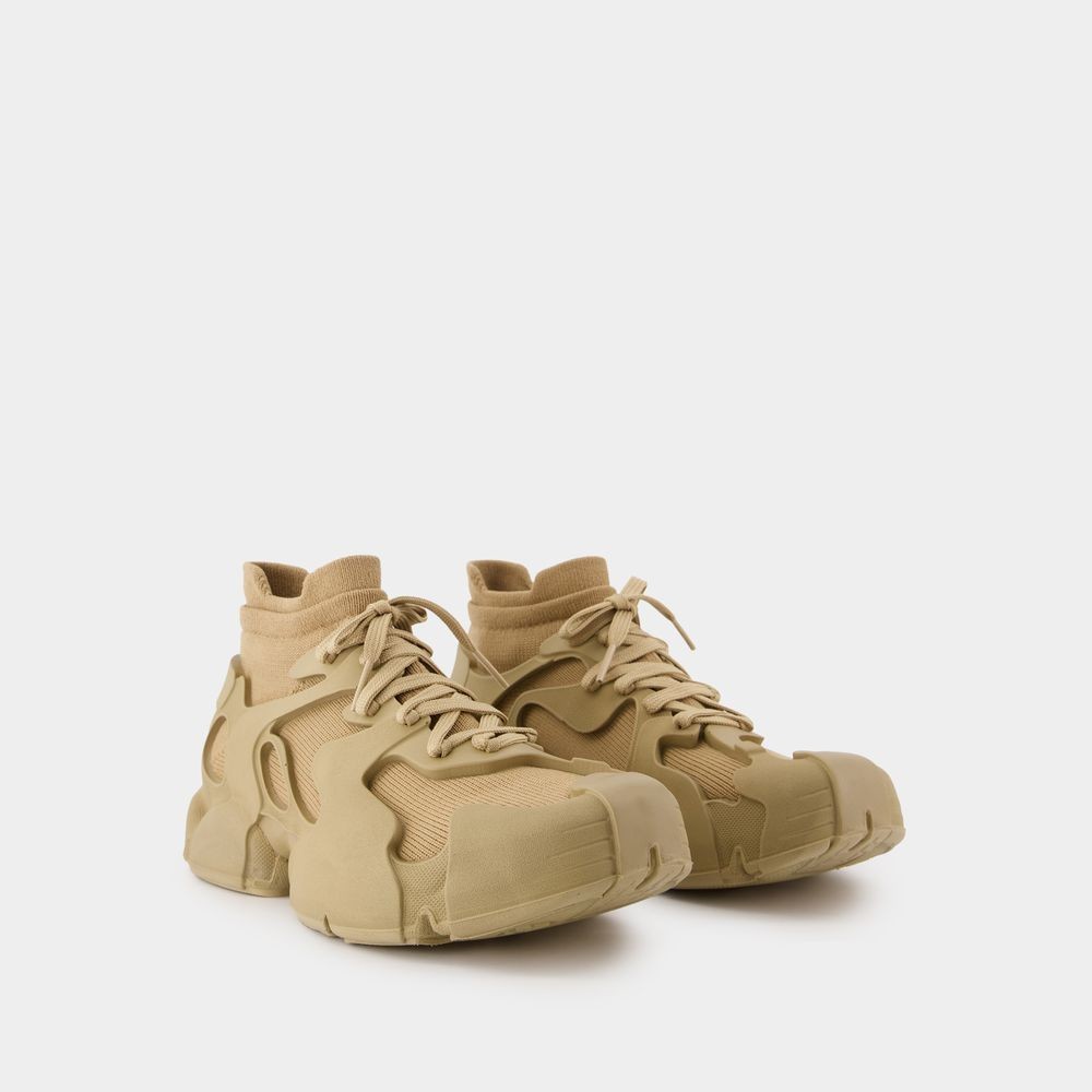 Shop Camper Tossu Sneakers - Leather - Beige In Brown