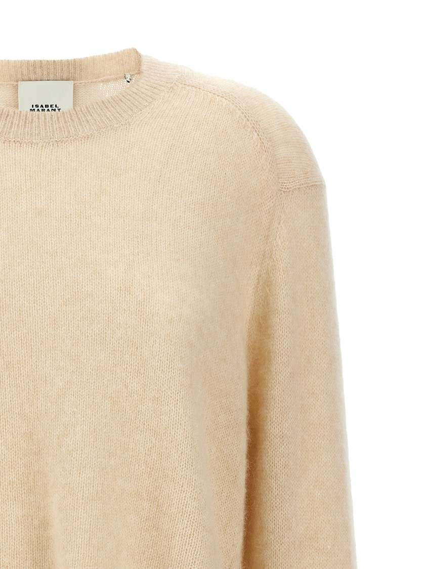 Isabel Marant Silk, Alpaca And Cashmere In Neutral