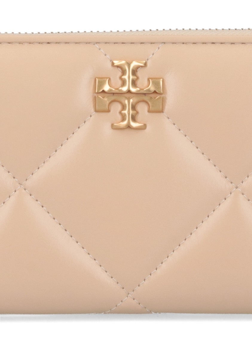 Tory Burch Kira Continental Zip Wallet In Neutral