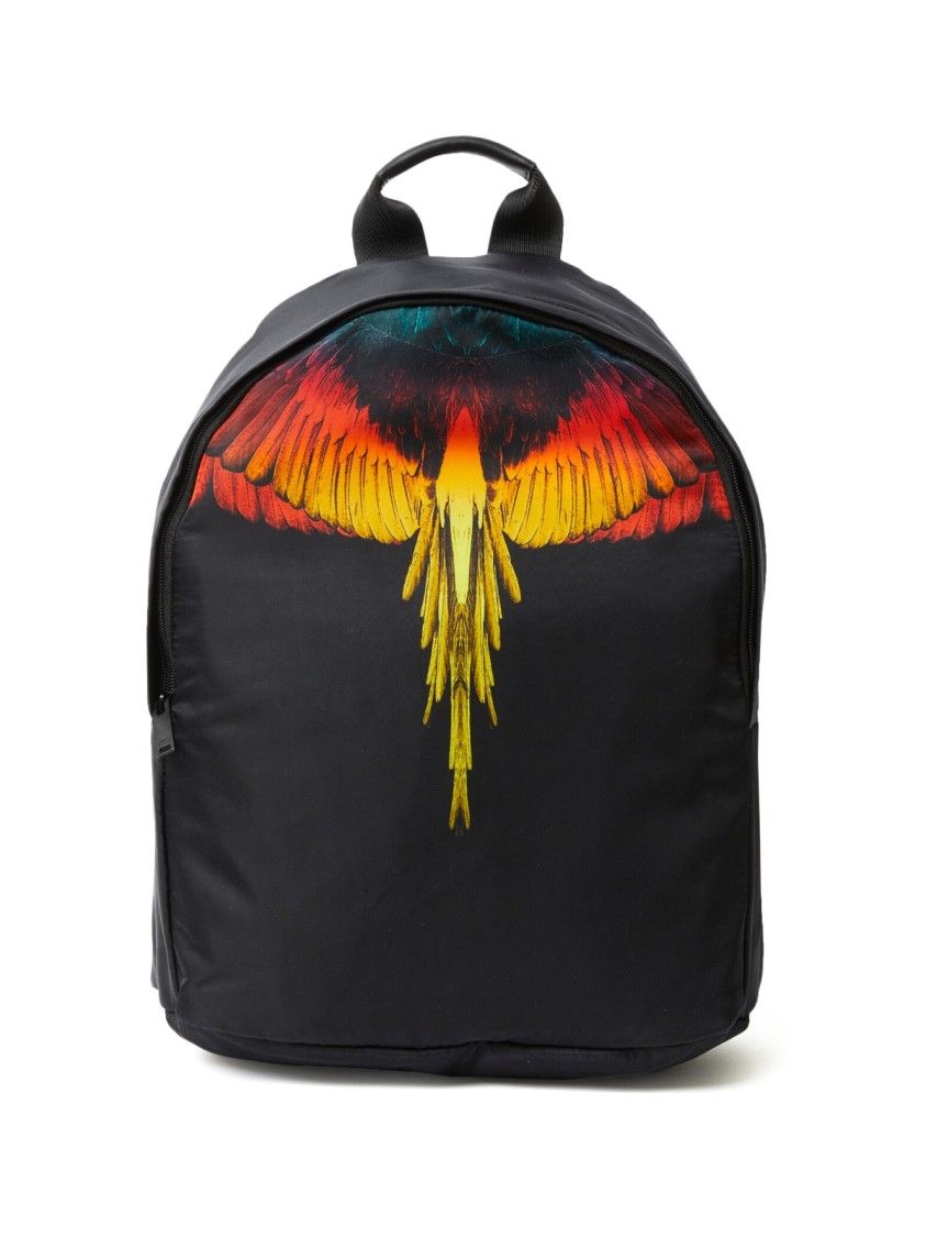 Marcelo Burlon County Of Milan Marcelo Burlon Icon Wings Logo Backpack In Black