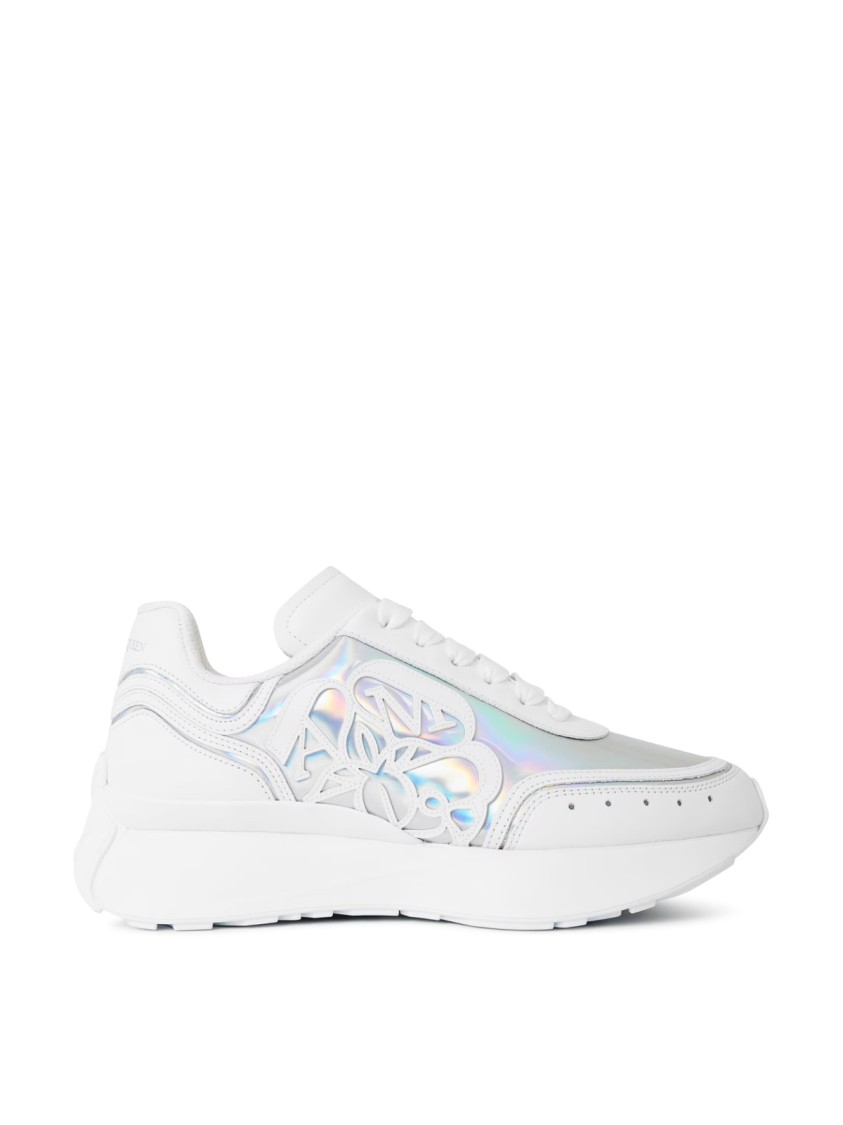 Alexander Mcqueen Sprint Runner Oversized Sneakers In White