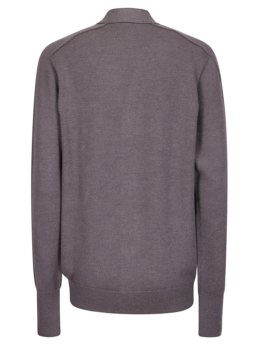 Studio Nicholson Extra-fine Merino Wool Cardigan In Gray