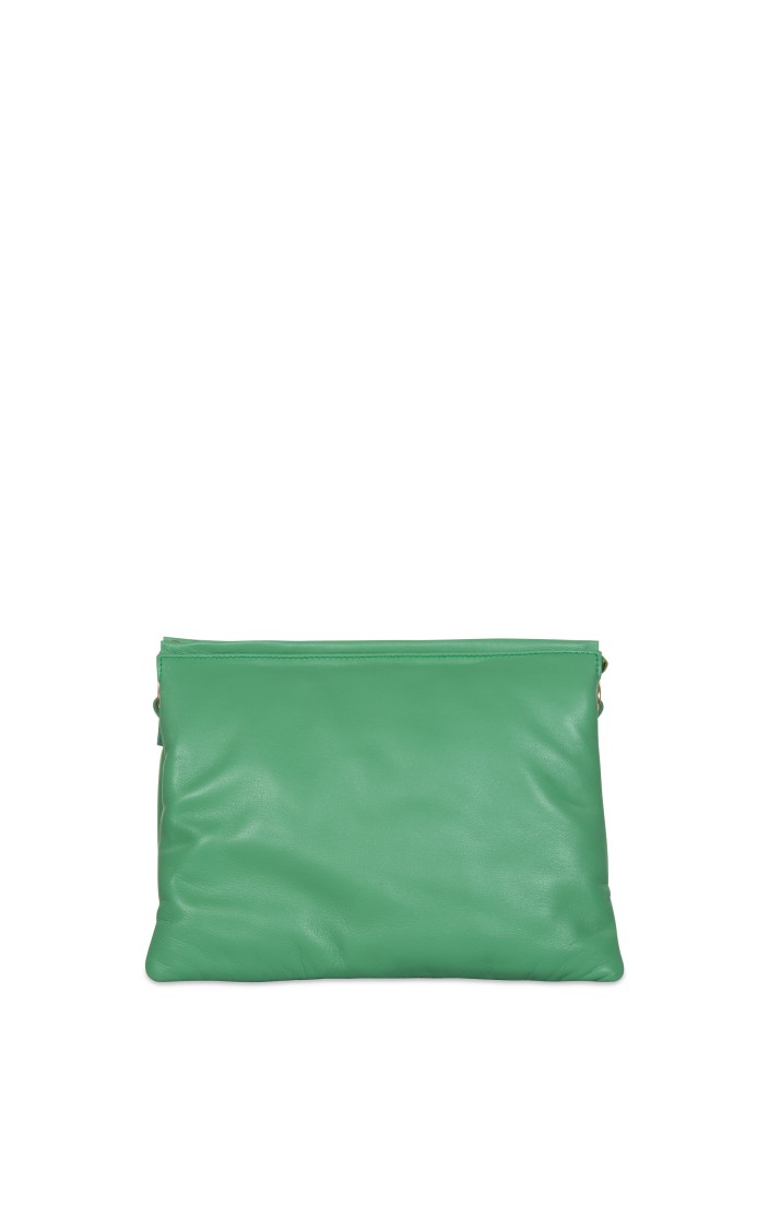 Gava Nappa Leather Bag With Gold Accents