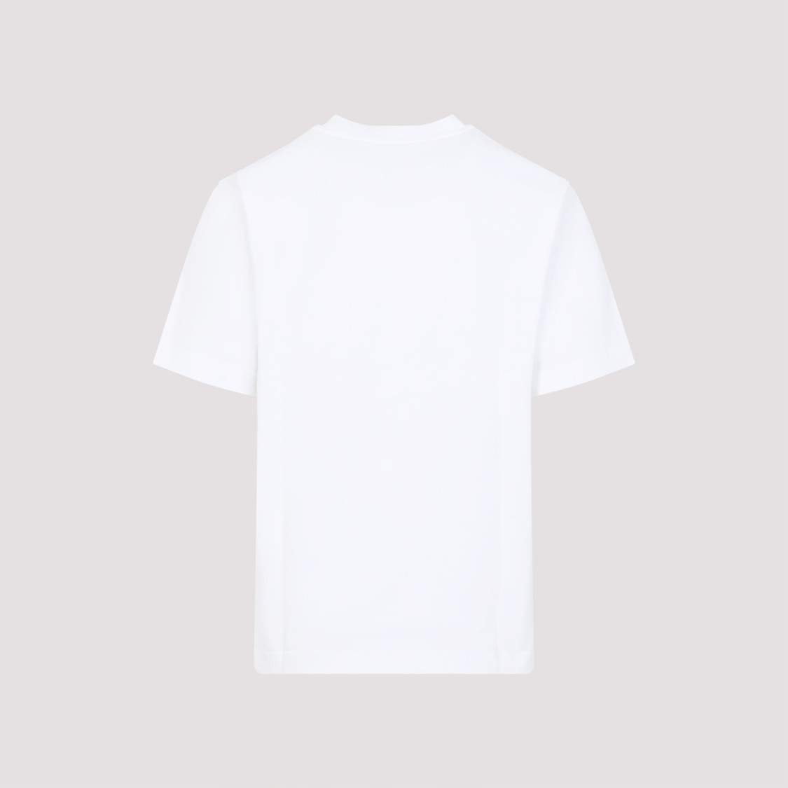 Jacquemus 'le T-shirt Gros Grain' White T-shirt With Logo Patch On The Front In White
