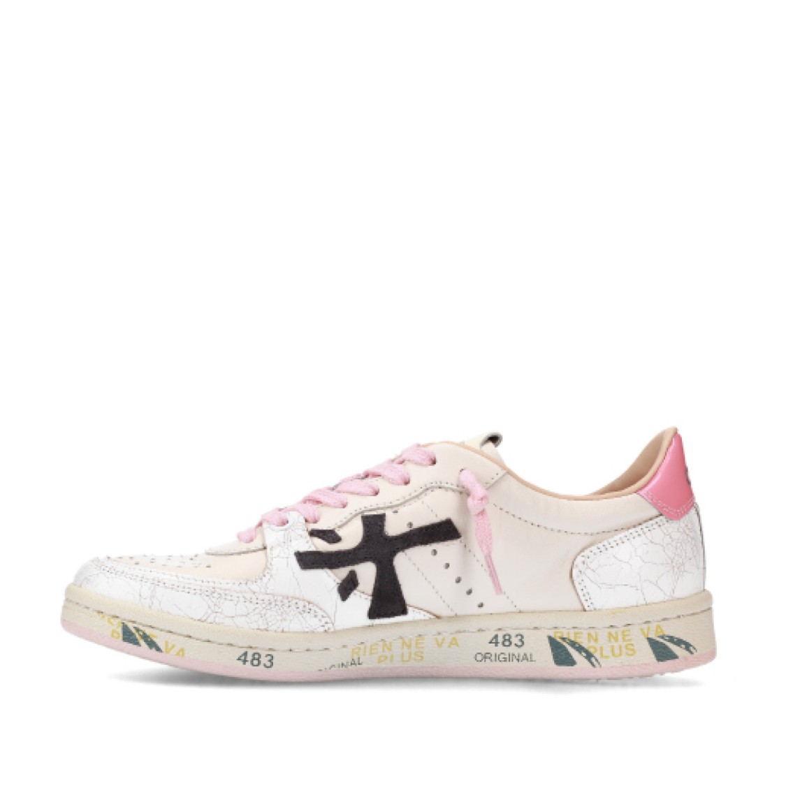 Shop Premiata Basket Clay Sneakers In Grey