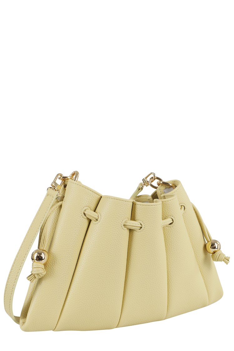 Themoirè Dafne Bottalato Shoulder Bag In Yellow