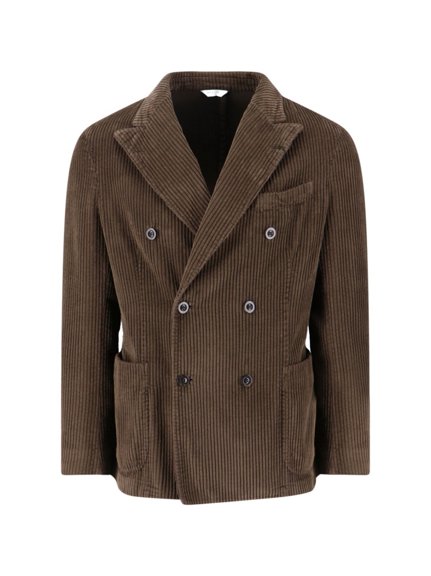 Boglioli Corduroy Blazer In Brown
