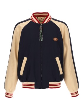 Valentino Garavani Nylon Windbreaker With 'Chez Valentino