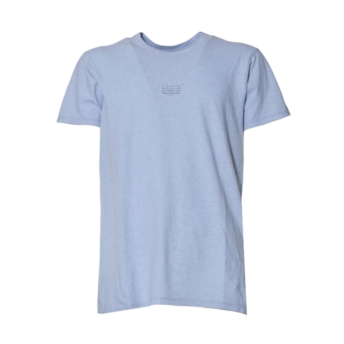Tシャツ・カットソー Maison Margiela Light Blue Cotton T-Shirt With Logo Print Light Blue Cotton T-Shirt With Logo Print | eBay