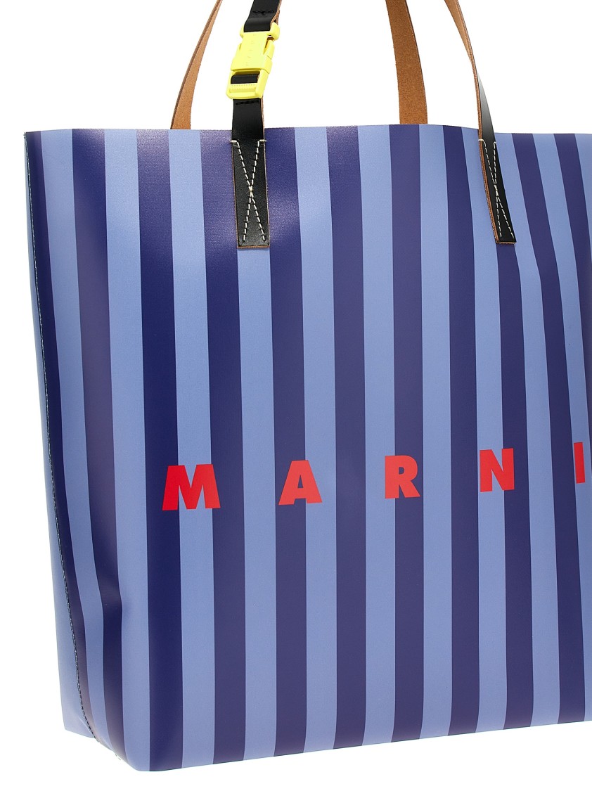 Marni Striped Tribeca Tote Bag