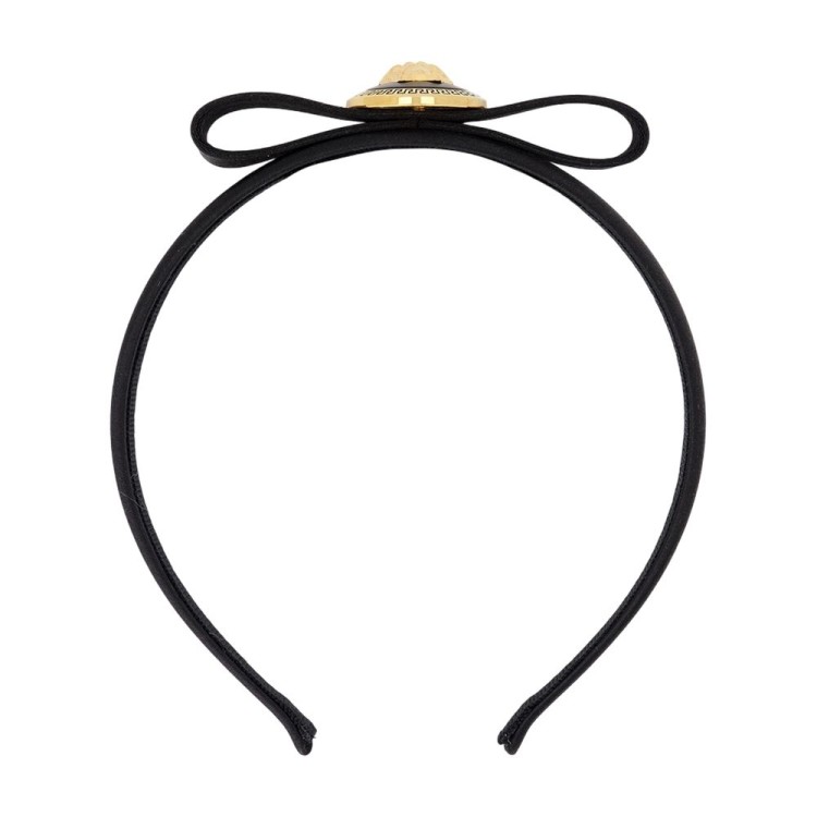 ヘアアクセサリー VERSACE Medusa Headband - Versace - Satin - Black Versace Medusa Headband - Satin - Black Hair Accessory | THE