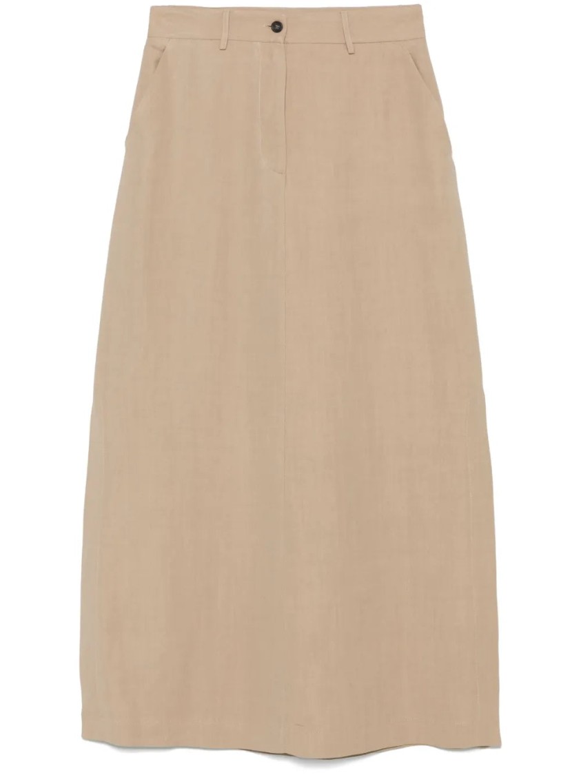 Antonelli Iglesias Maxi Skirt In Neutrals