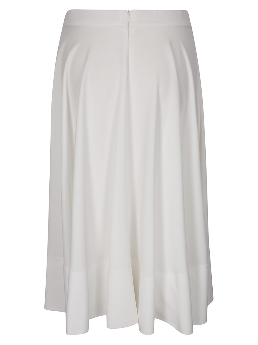 Stefano Mortari Flowing Half-circle Skirt In White