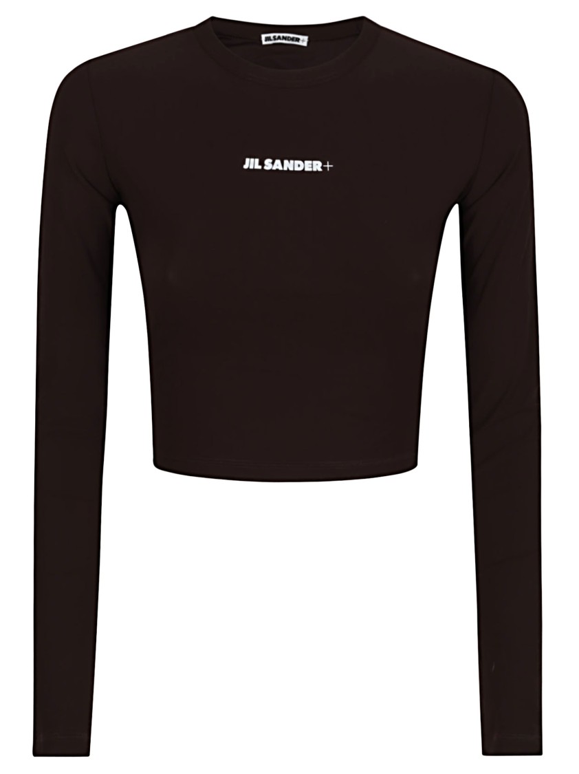 Jil Sander Jersey T-shirt In Brown
