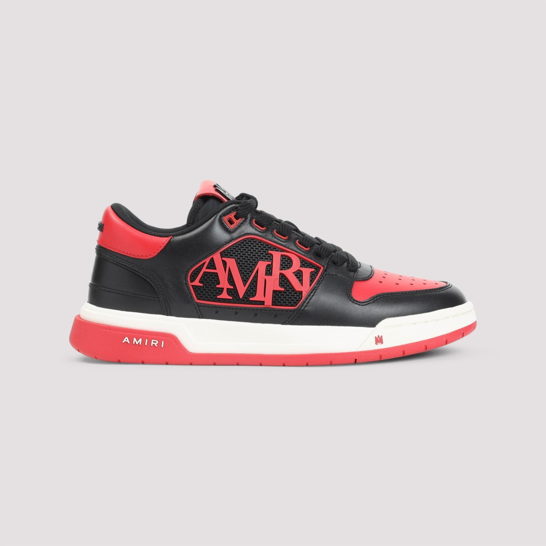 Amiri Low Top Sneakers With Round Toe And Perforated Patch