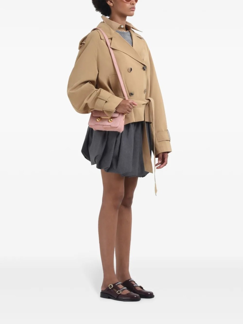 Marni Double-breasted Jacket With Belted Waist