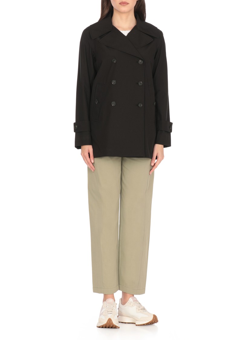 Save The Duck Black Sofi Waterproof Jacket In Black