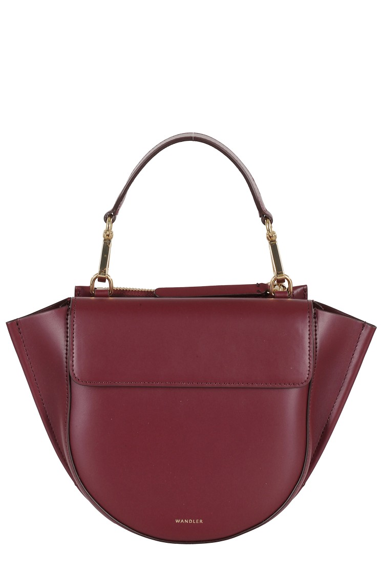 Wandler Hortensia Mini Bag In Burgundy