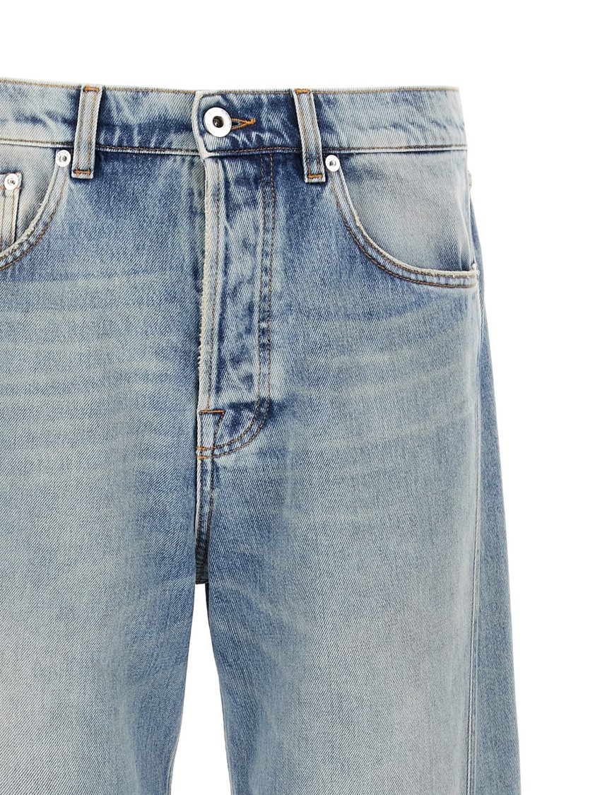 Lanvin Twisted Hem' Jeans in Blue | THE LIST