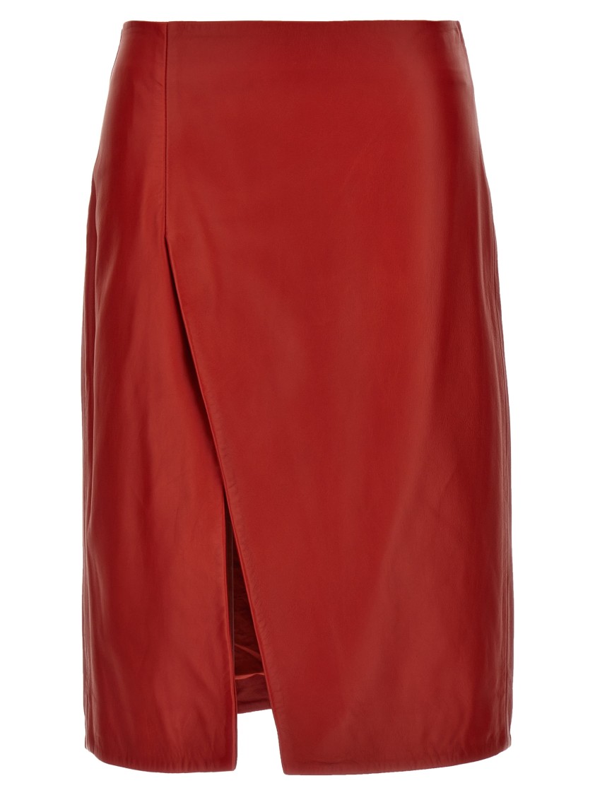 Loulou Studio Slit Skirt-36 Nd Loulou Female In Red