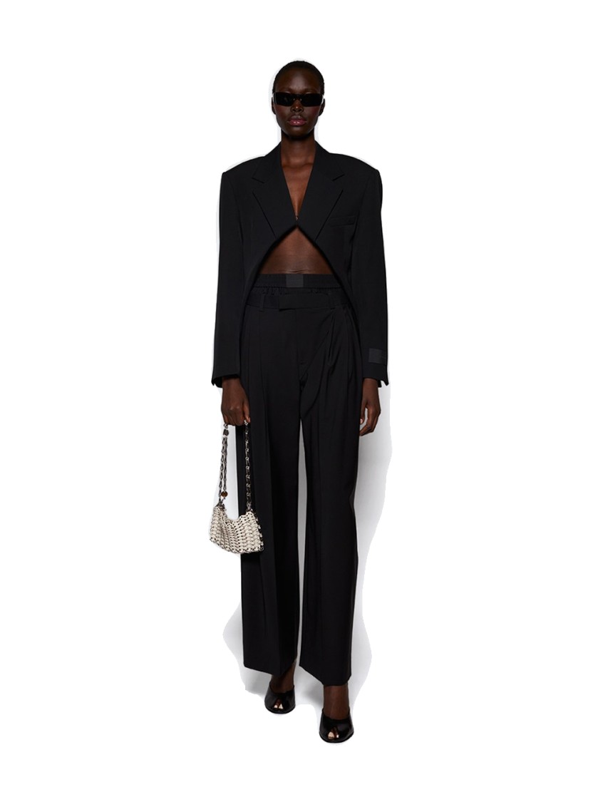 Alexander Wang Pull Back Blazer Black In Black